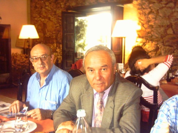 D. Ignacio Cubillo Alcalde de Betancuria y D. Faustino Castilla Presidente de ACPET