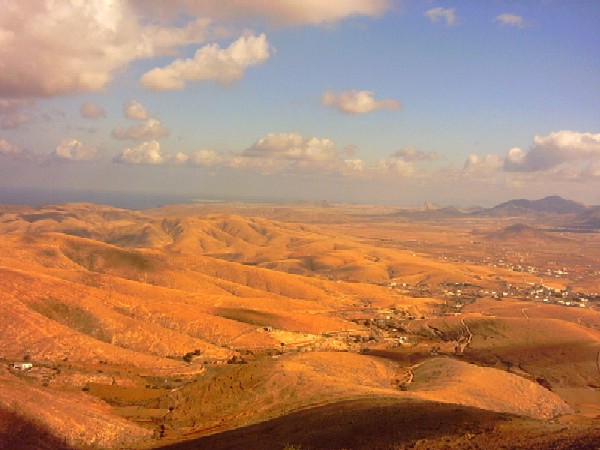Panoramica del interior de Fuerteventura