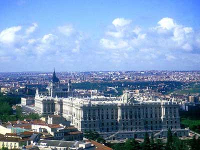 Vista del Palacio Real desde Una Habitacin del Hotel