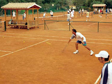 The Tennis Academy offers group coaching for all levels